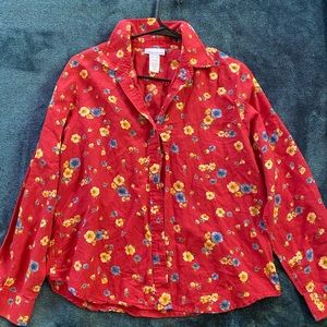 Vintage floral button down